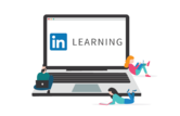 Linkedin Learning Logo w laptop image